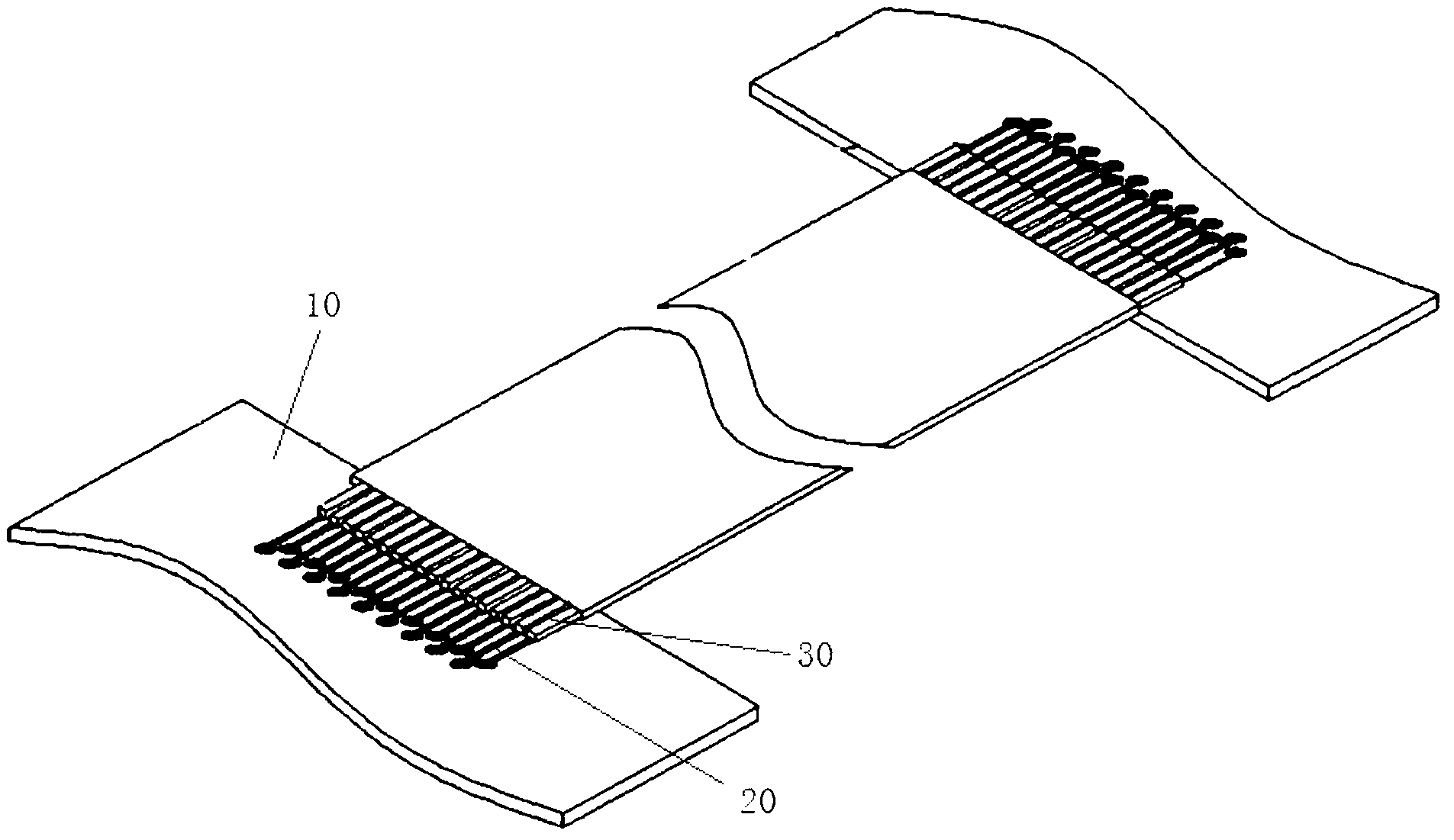 Flexible printed circuit board connection terminal and flexible printed circuit board