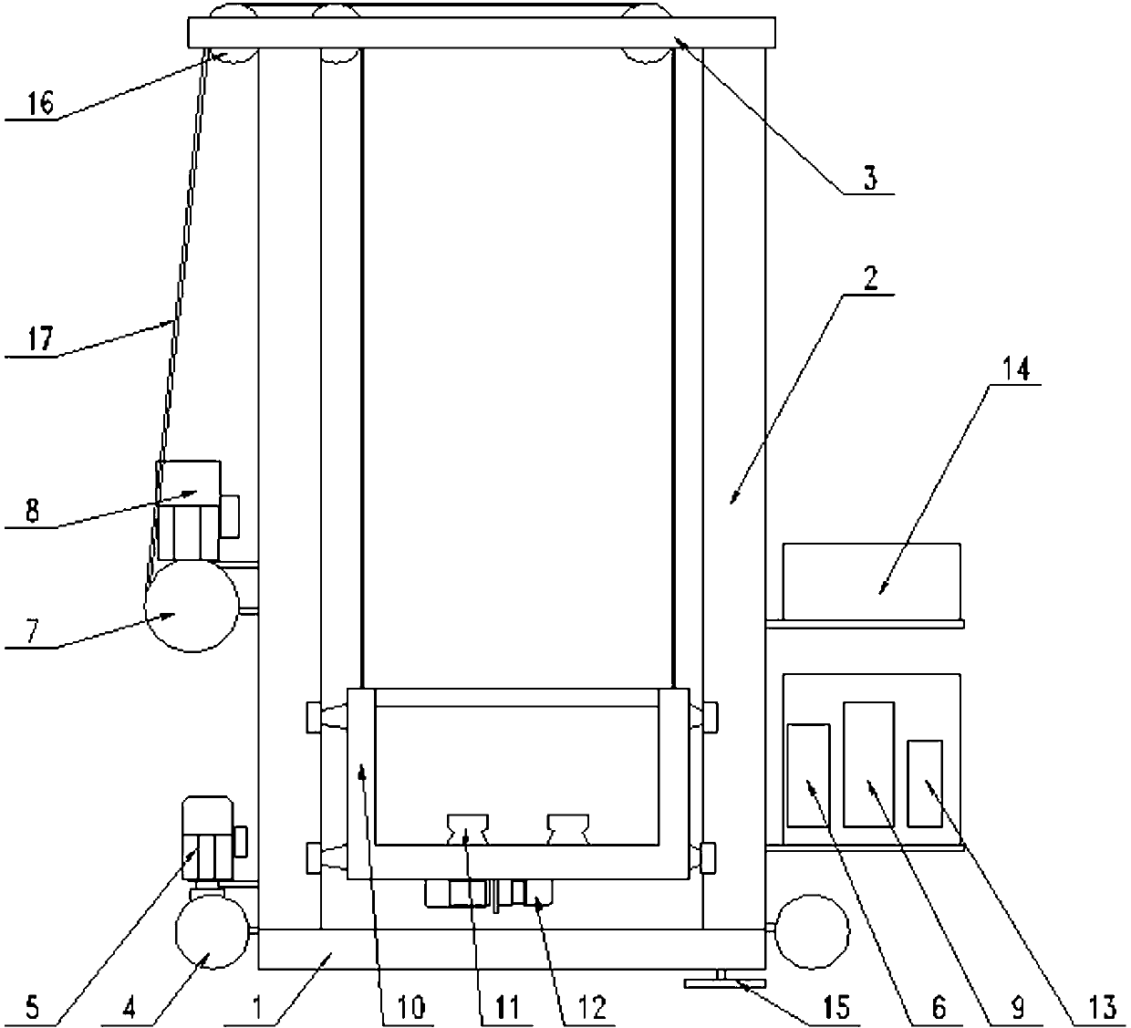 Energy-saving roadway stacker