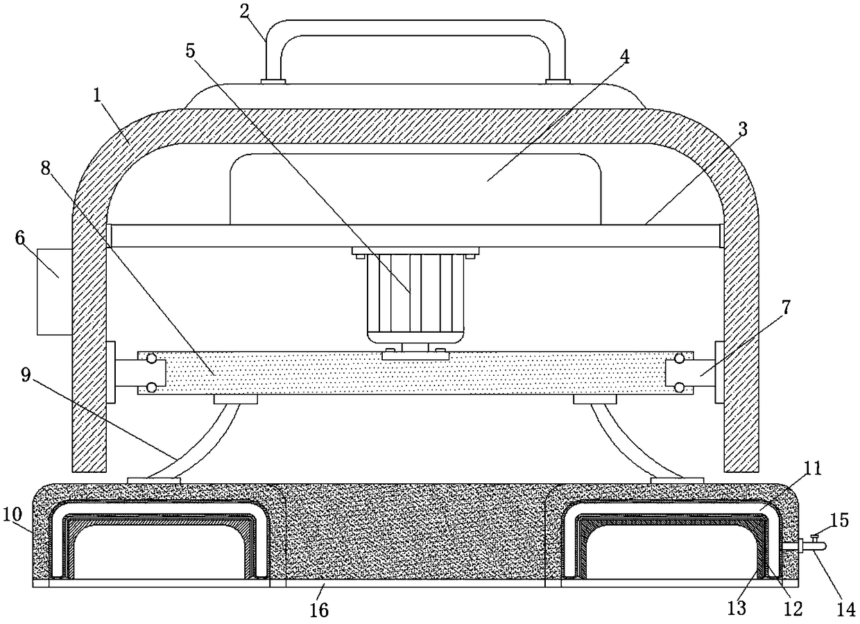 Circular earphone cover surface wiping equipment