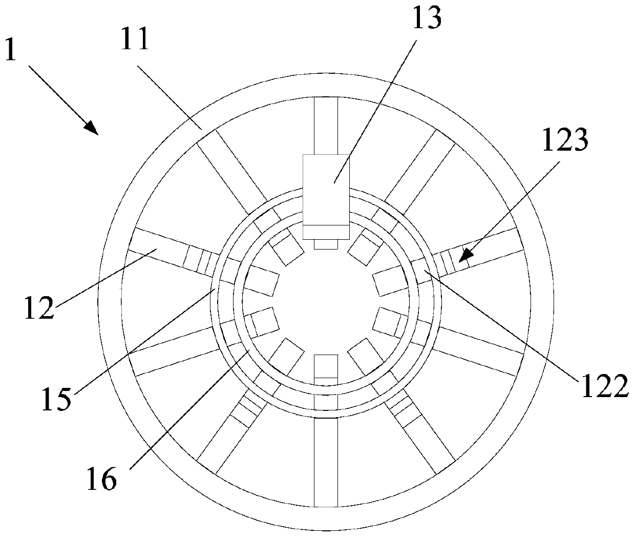 A magnetron anode assembly and a magnetron provided with the magnetron anode assembly