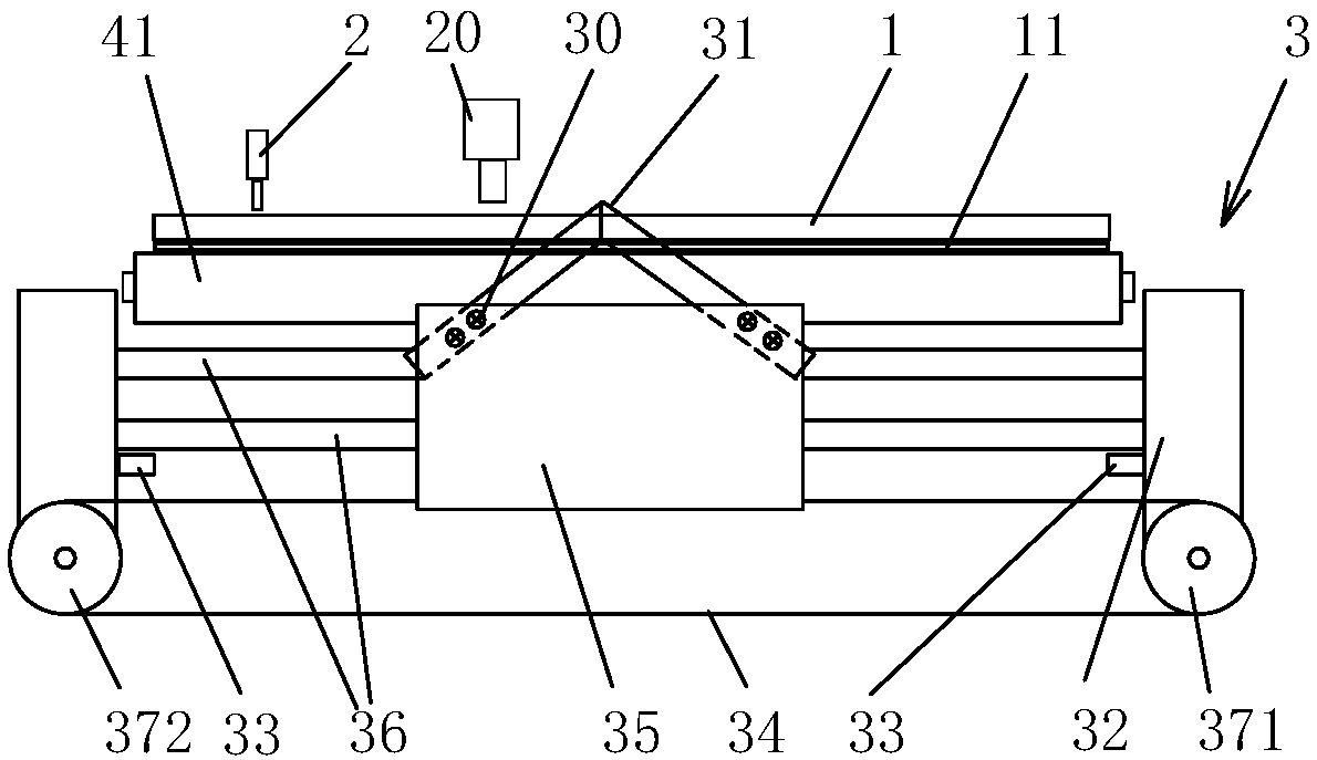 Automatic bamboo mat substrate cutting equipment