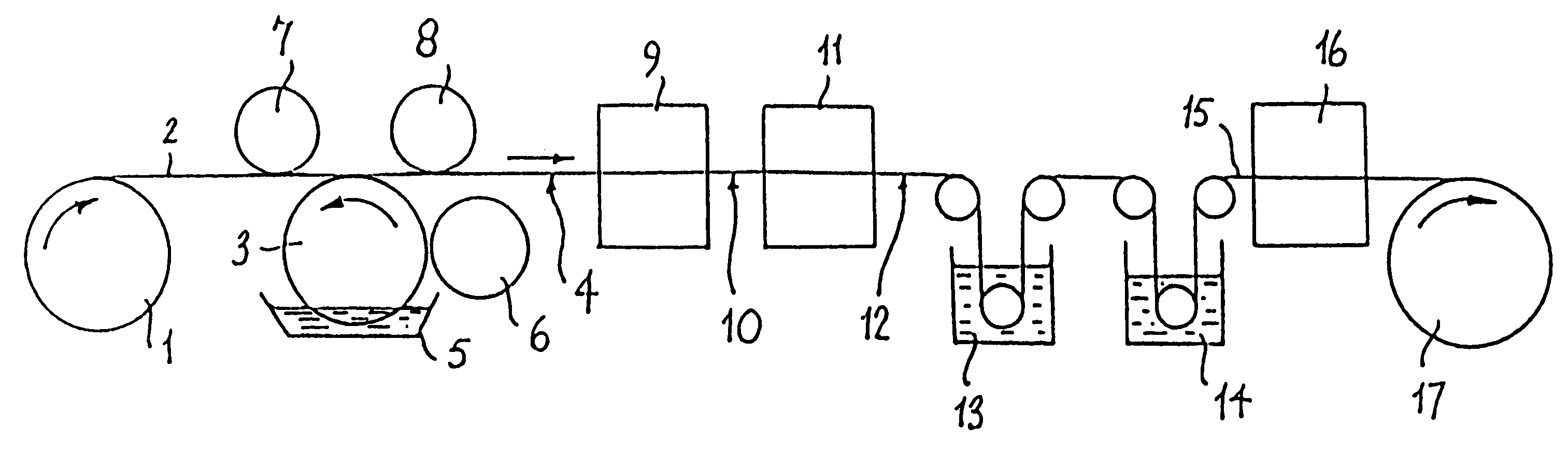 Process for producing a colored polyester film