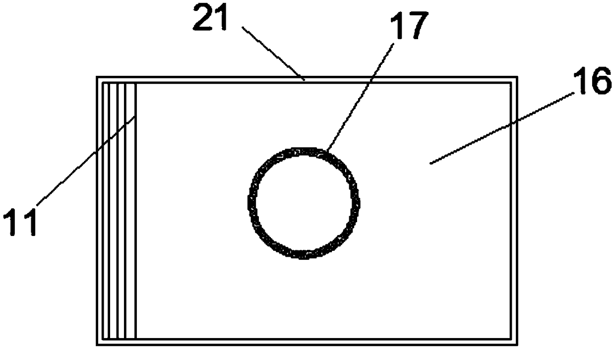 Visualization testing device for simulating soil body displacement of underwater open caisson construction and method