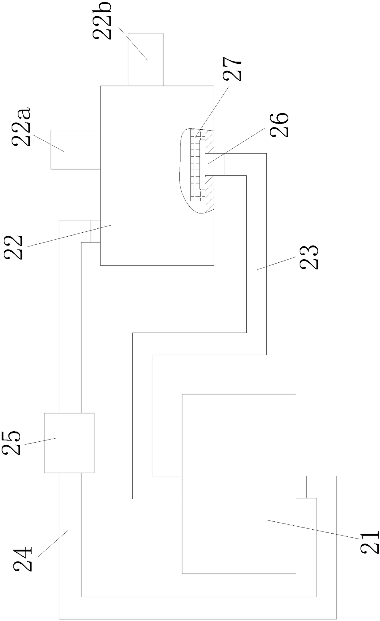 Water mist projection display cabinet