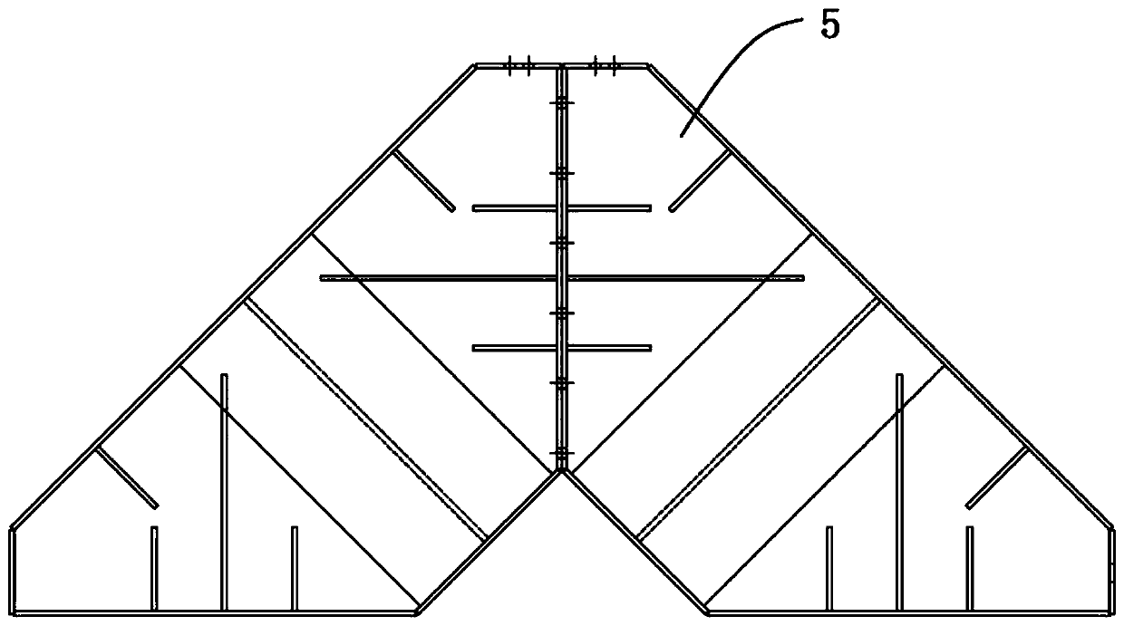 Method for constructing foundation pit with circulating steel supports