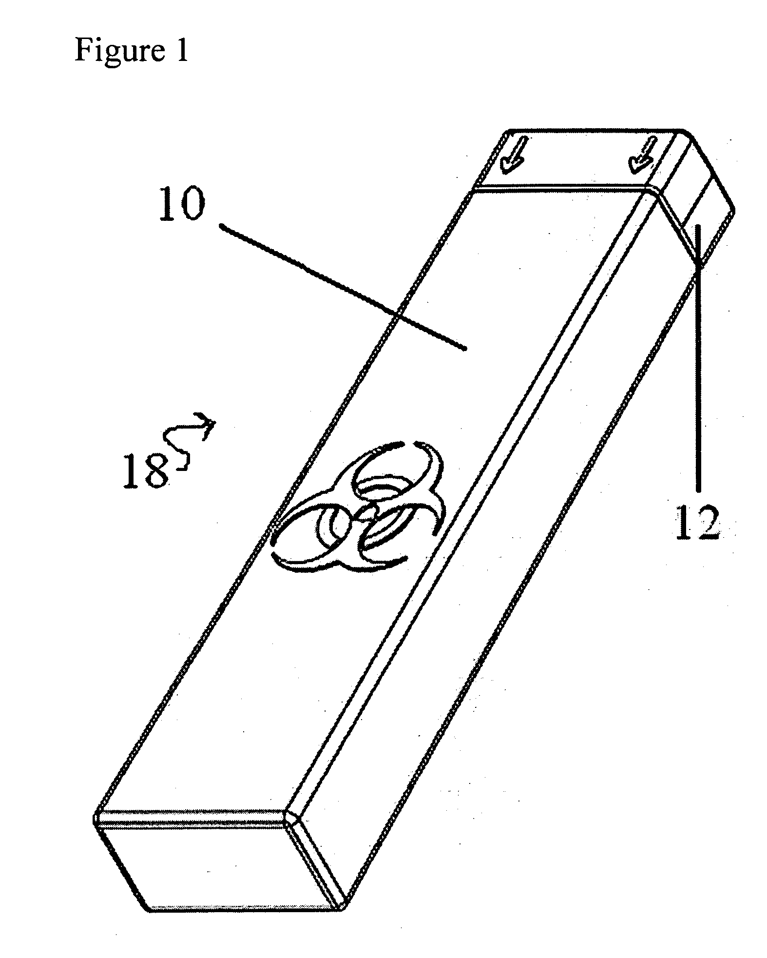 Sharps disposal container with locking cover