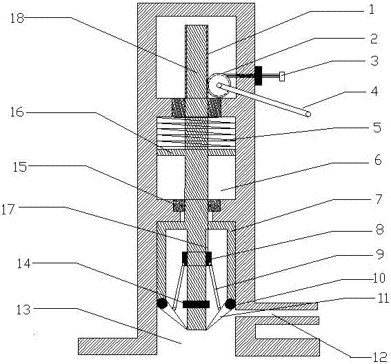 Measuring pipe dredge device