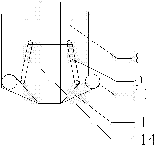 Measuring pipe dredge device