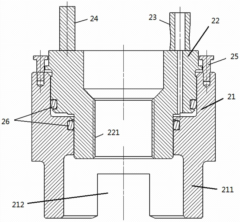 Elongating tool for PC2-6 diesel engine cylinder head studs