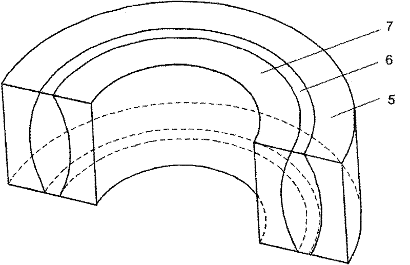 Permanent magnet brushless moment motor with double stators