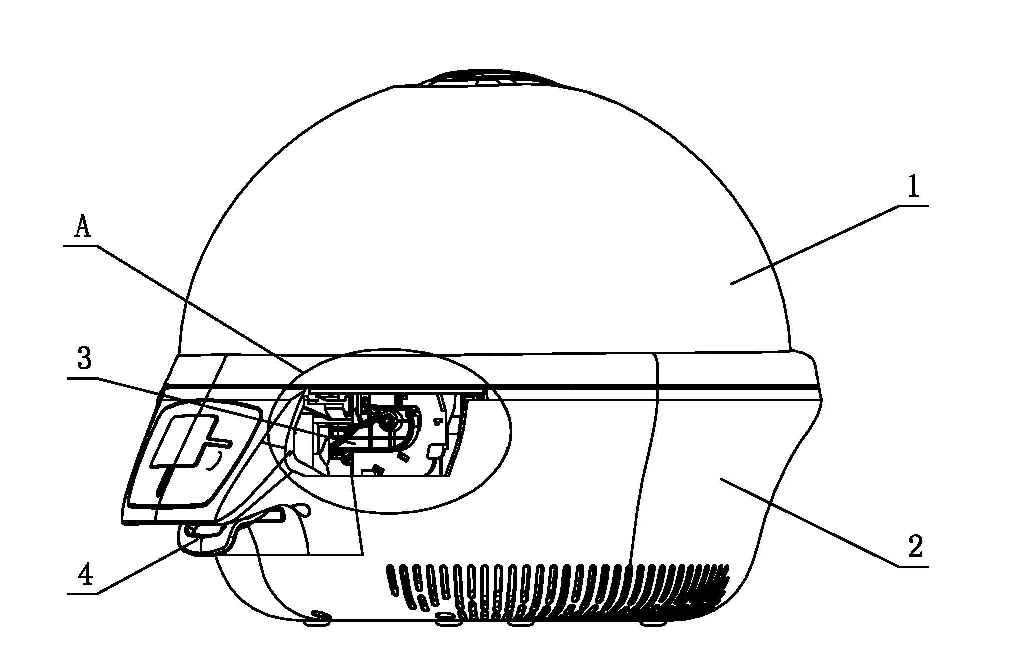 Micro-switch mounting structure for microwave oven