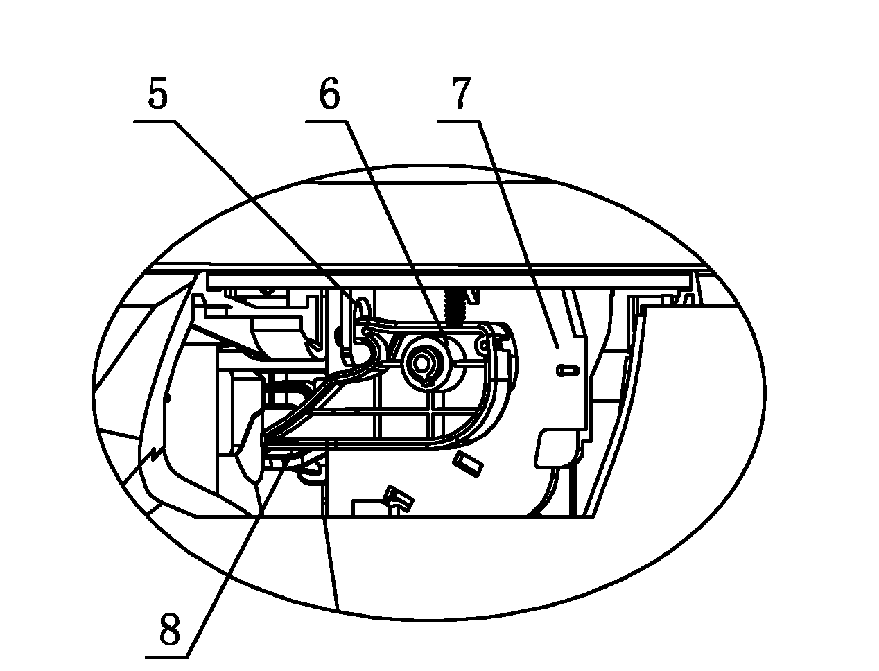 Micro-switch mounting structure for microwave oven