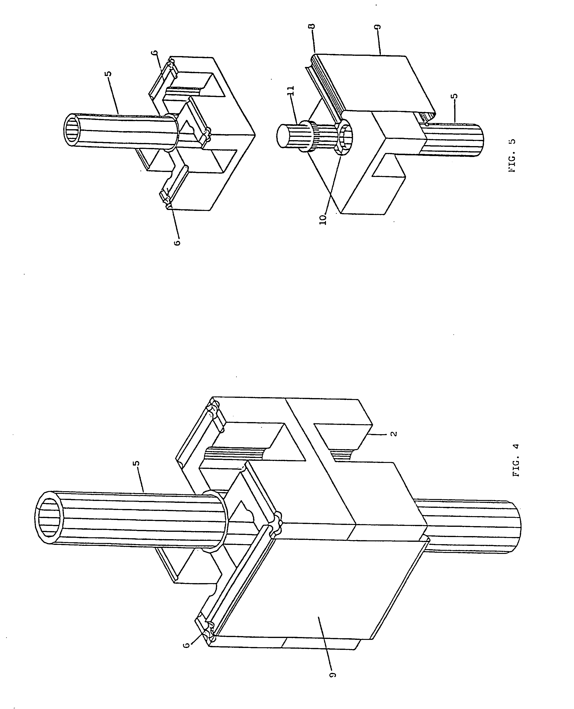 Structures which can be dismantled and folded, consisting of interconnecting tubular elements