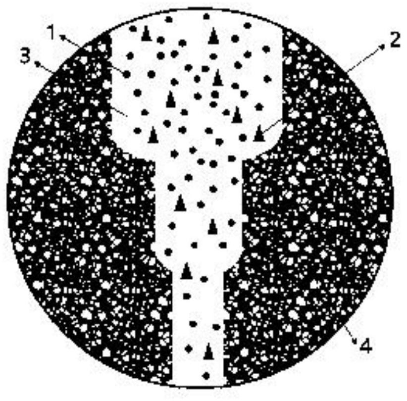 A simulation method for analyzing the diffusion performance of pollutants in the pores of porous carbon materials