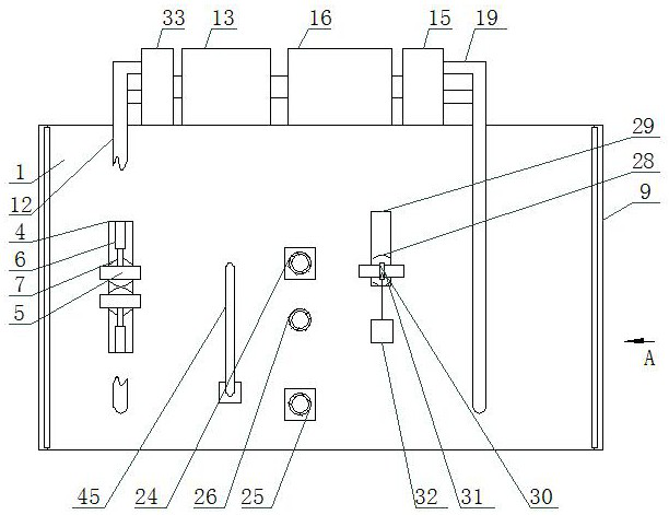 Automatic cleaning mechanism for flame-retardant polyester fabric and silk-woven fabric