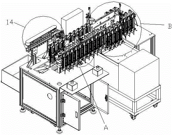 A wire harness testing device