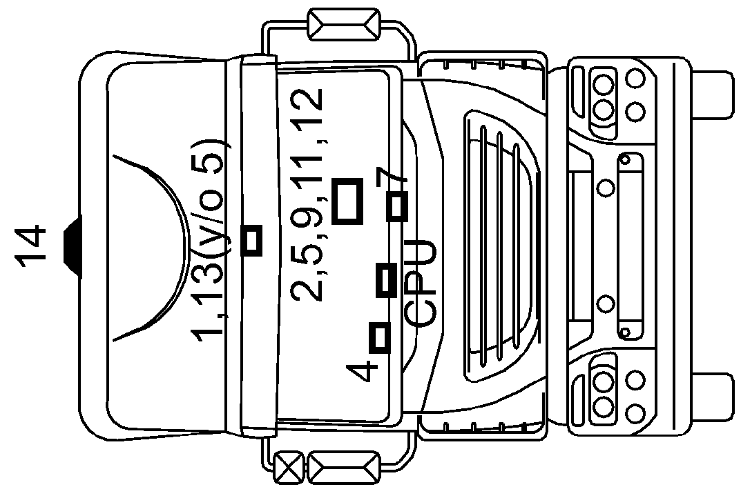 Device known as real time total control digital tachograph (TCDT) for vehicle and other nearby vehicles by means of cameras and mobile connections