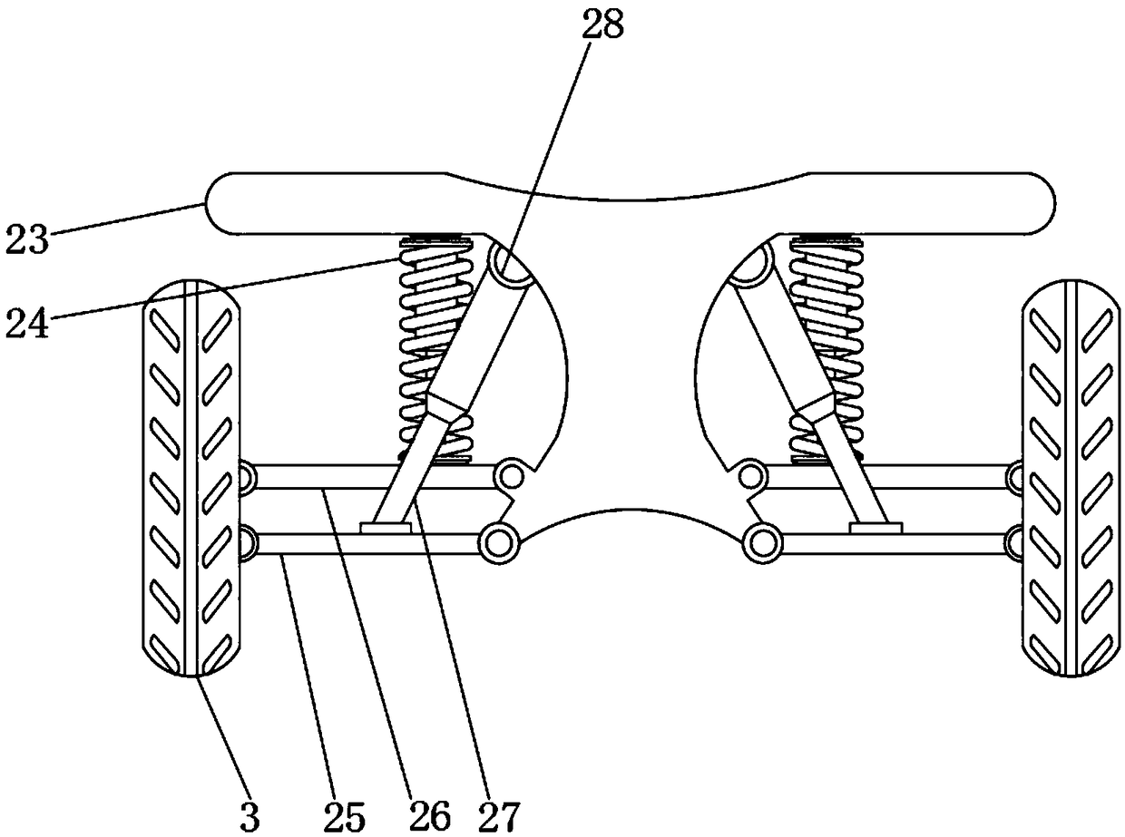 Cargo carrier with buffering and shock absorption functions