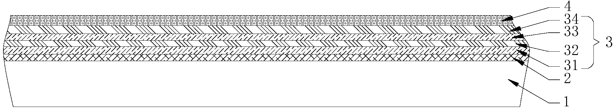 Antibacterial-layer panel of electronic product