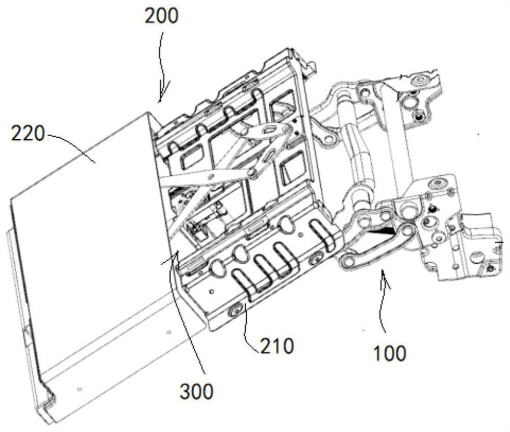 Seat leg support extension driving mechanism