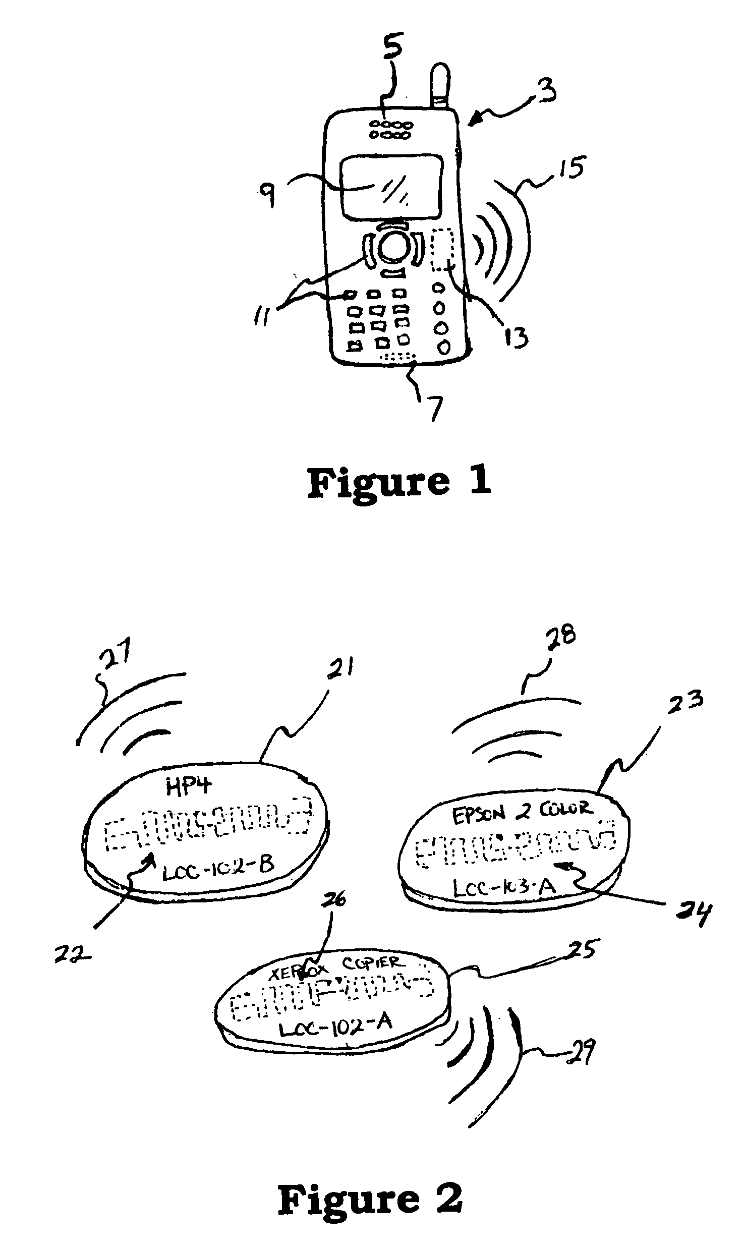 Mobile communication device with interrogator to interact with tags