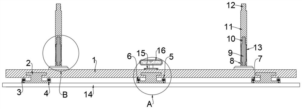 A quick-assembled ceiling keel