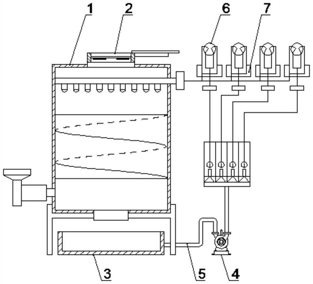 High-efficiency heat exchange type cooling circulating water system and working method thereof