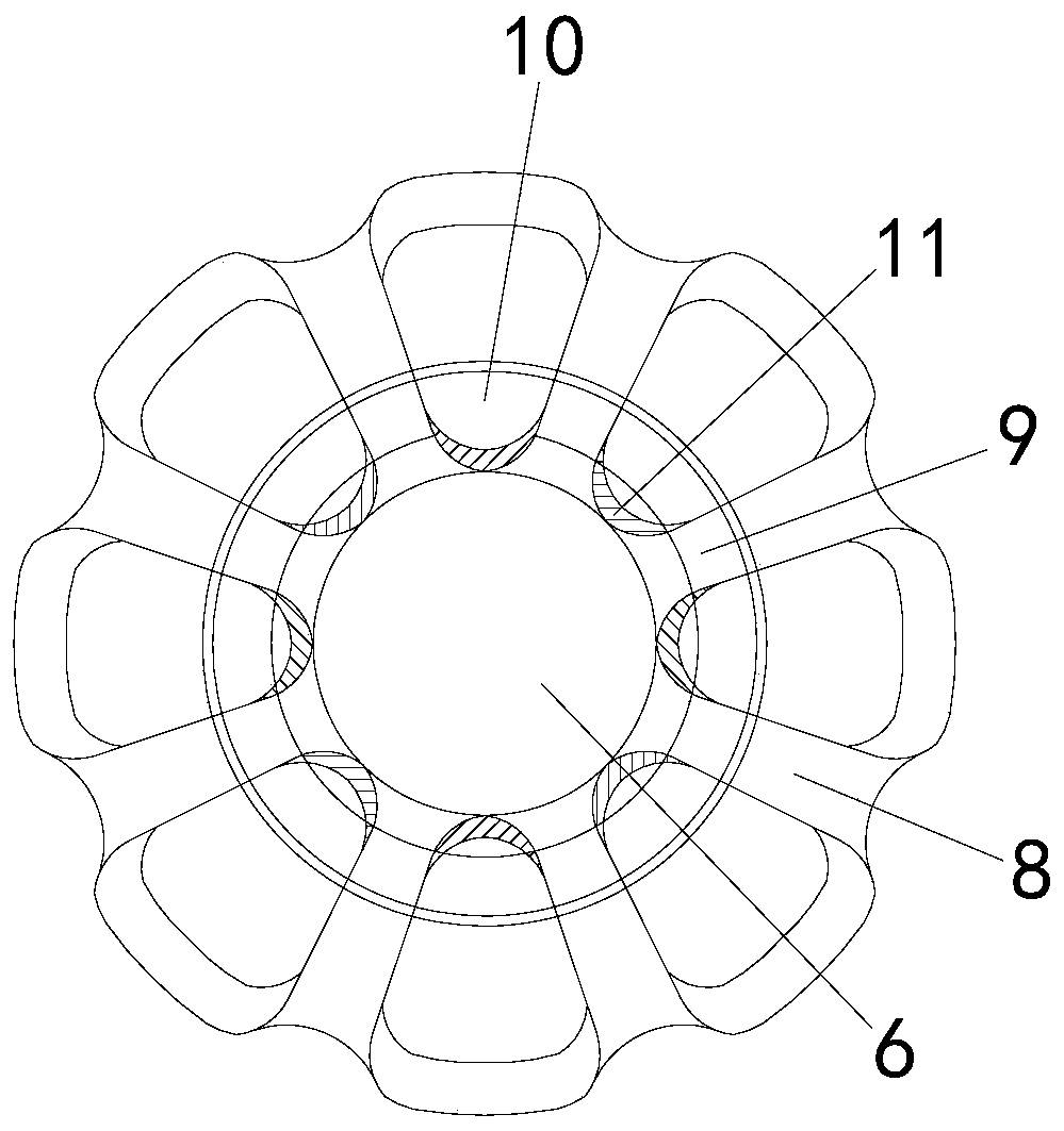 Stamping die for metal product casting