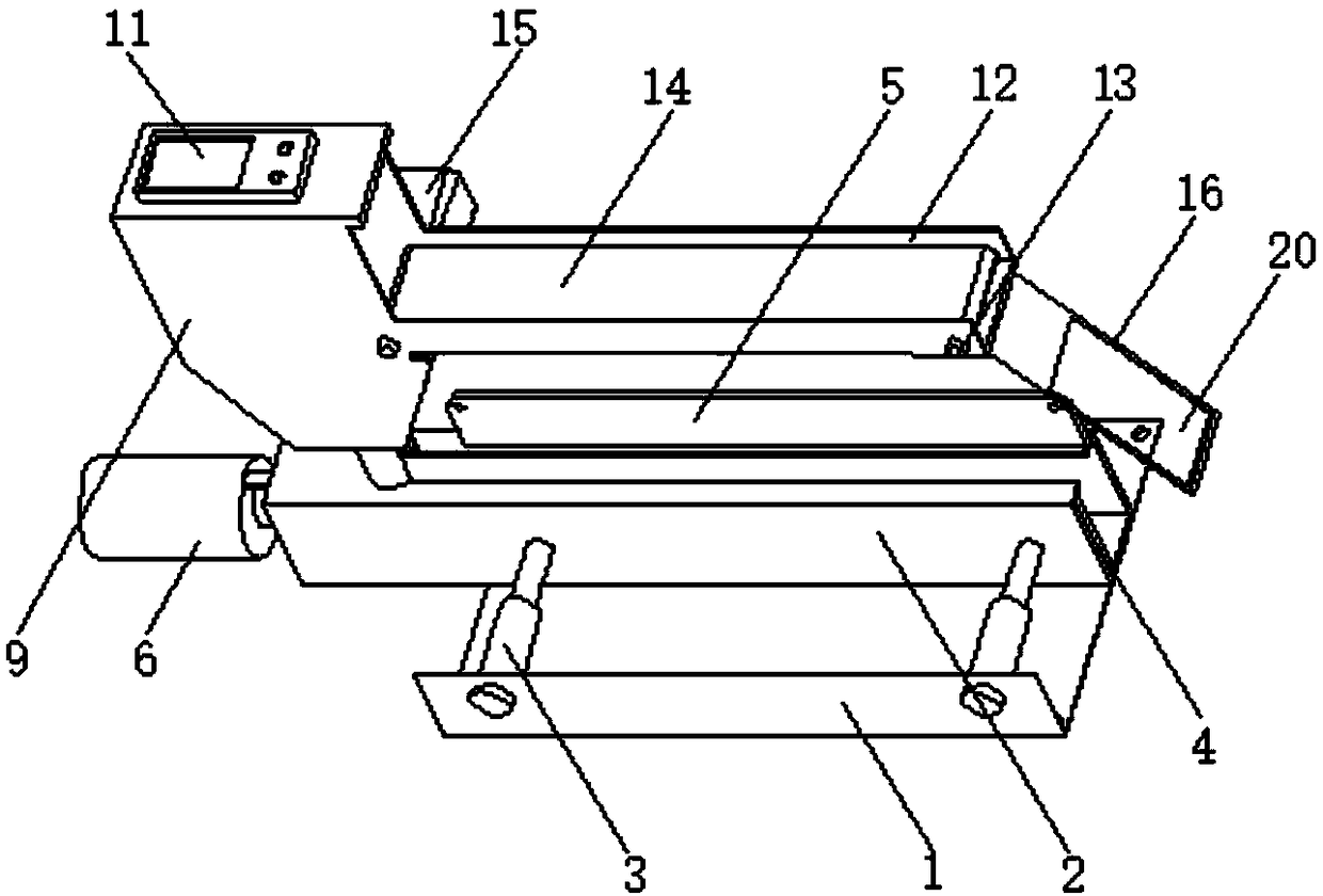 Feeding and discharging device for automatic wire welding machine for light emitting diode production