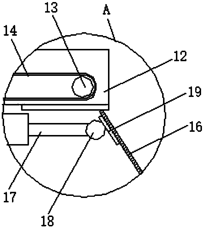 Feeding and discharging device for automatic wire welding machine for light emitting diode production