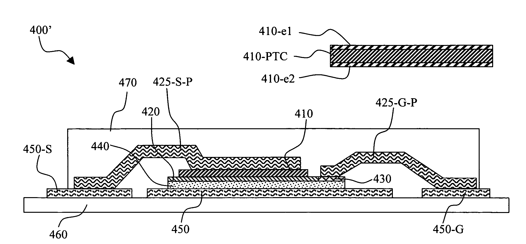 Structure and method for self protection of power device with expanded voltage ranges