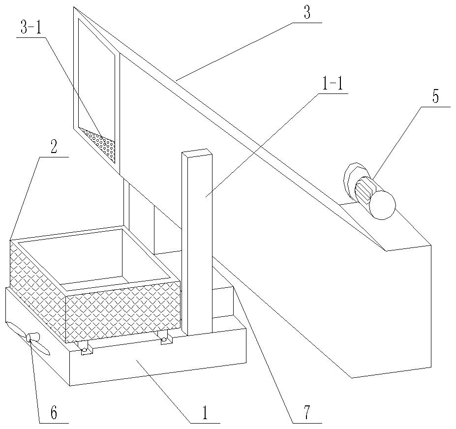 Device for salvaging water surface garbage