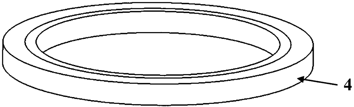 Diffusion bonding method for high-temperature alloy and oxygen-free copper annular part