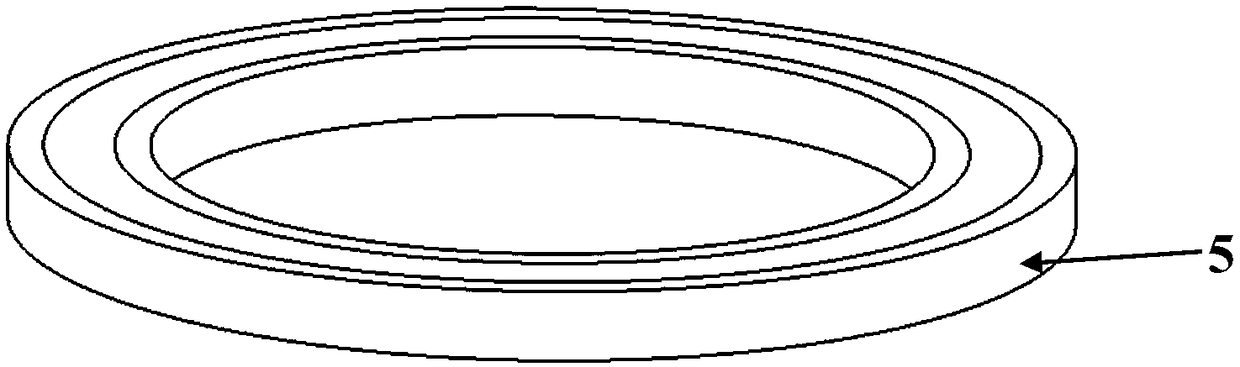 Diffusion bonding method for high-temperature alloy and oxygen-free copper annular part