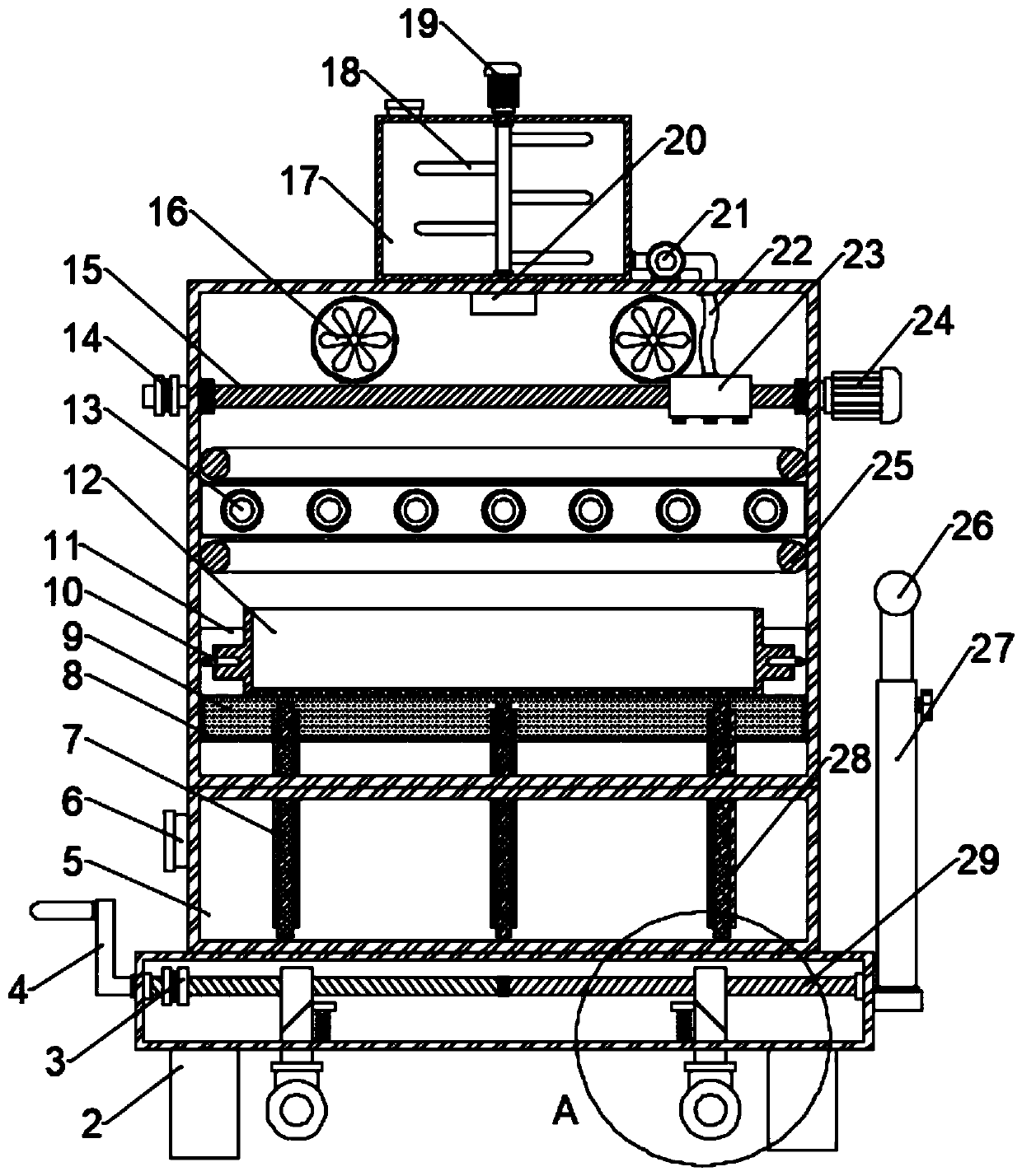 Seedling raising device for agricultural planting