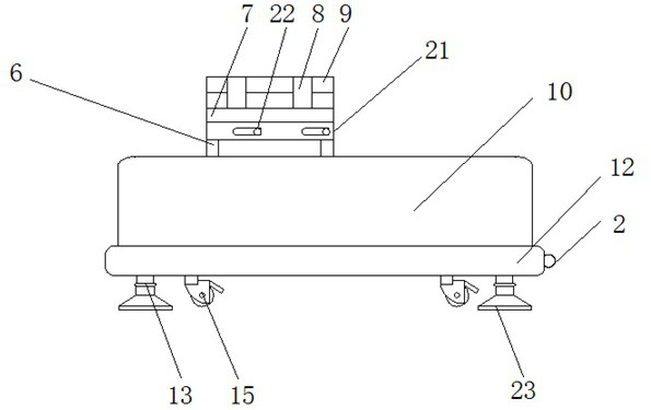 Fixing base of blower