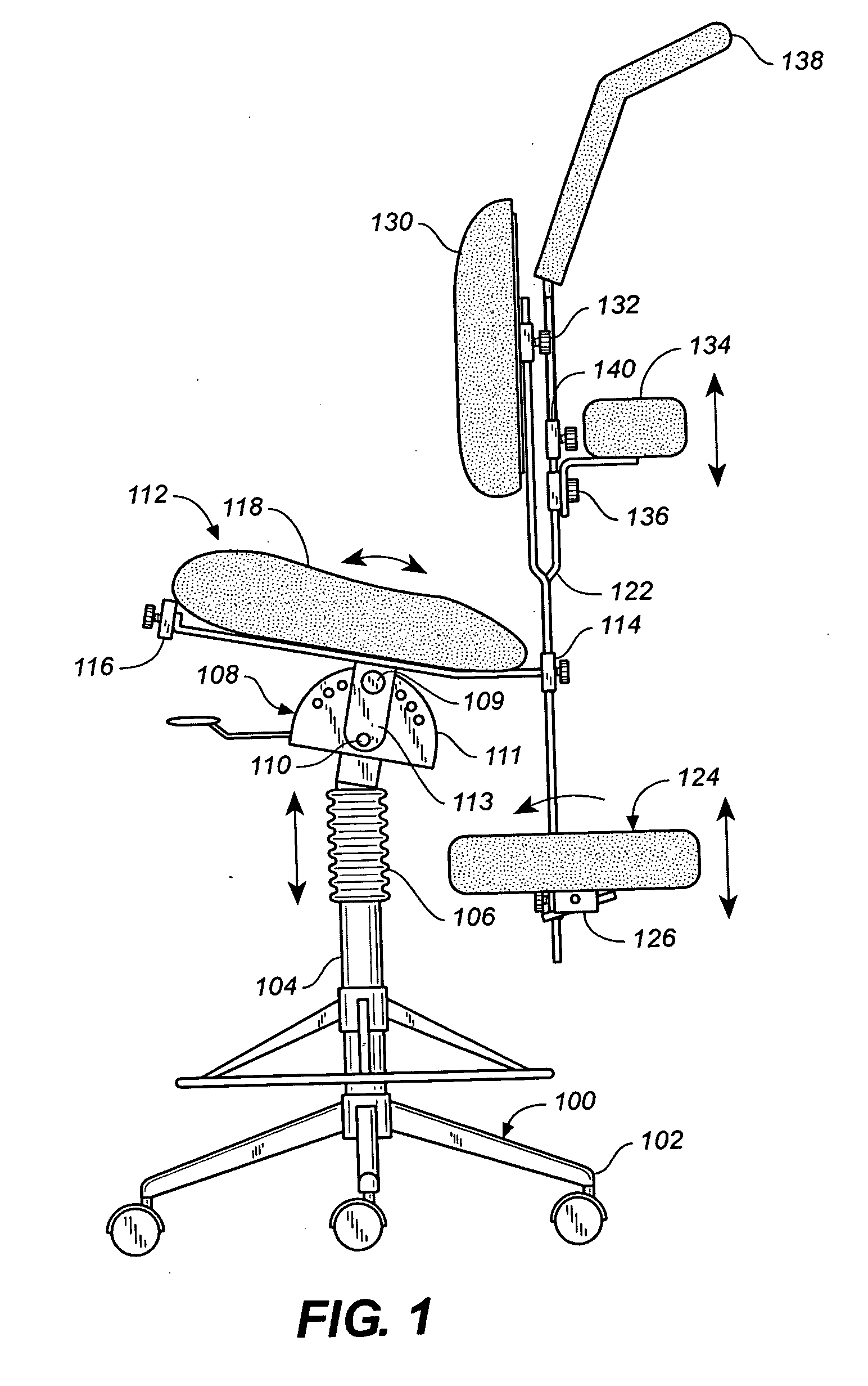 Modular ergonomic chair