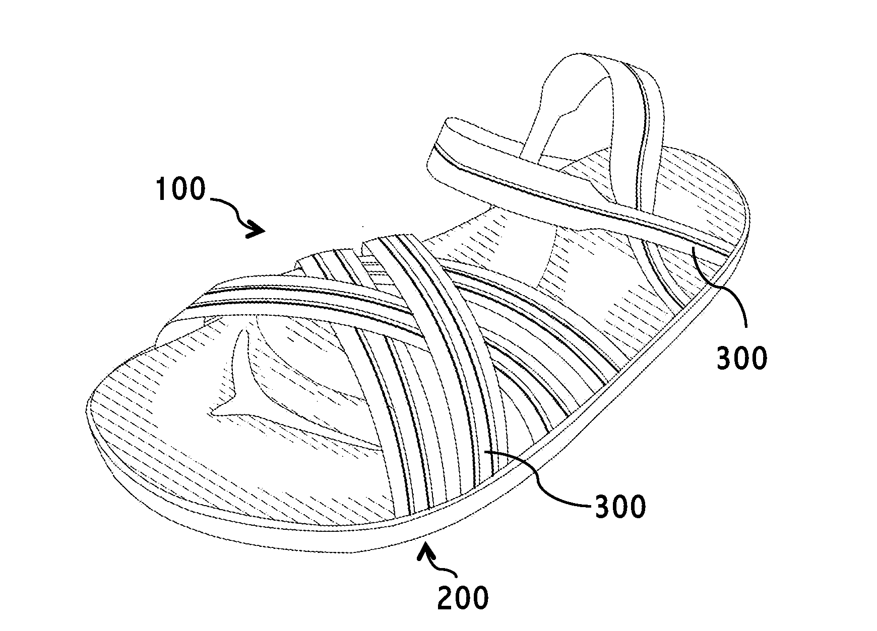 Orthopedic sandal for prevention of plurality of health problems in foot, ankle, and spine