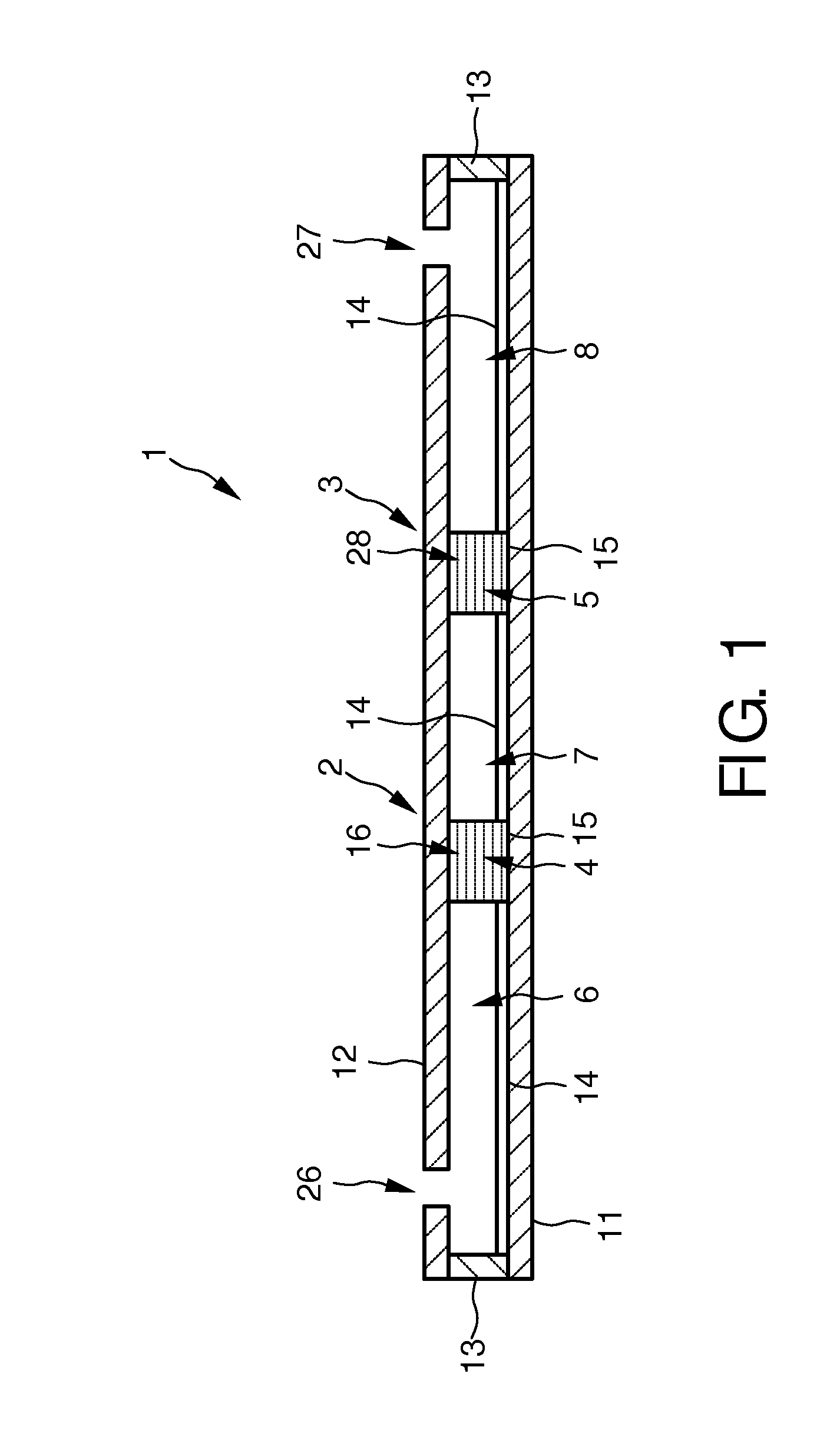 Valve with material having modifiable degree of penetrability