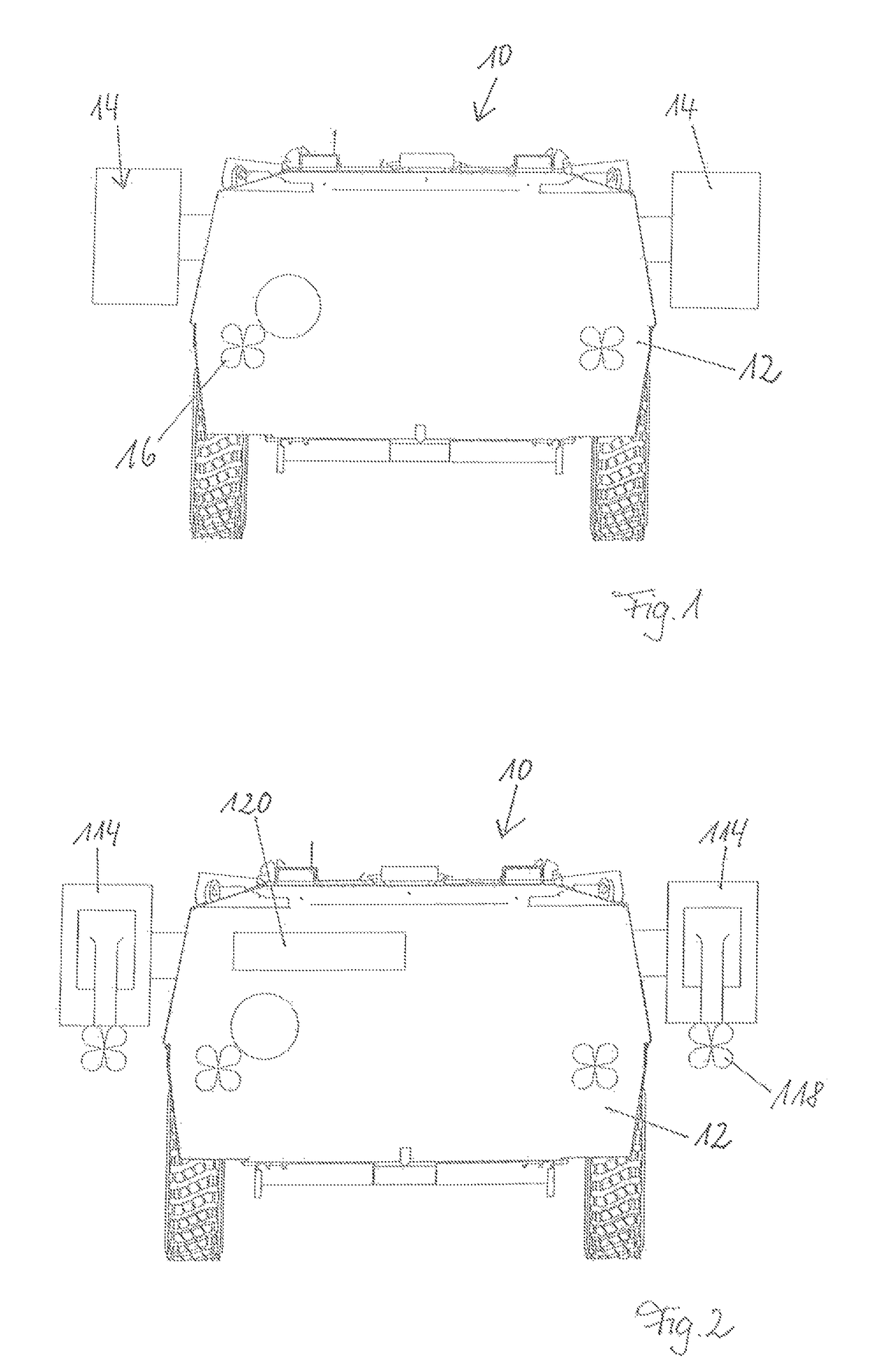 Floatable land vehicle