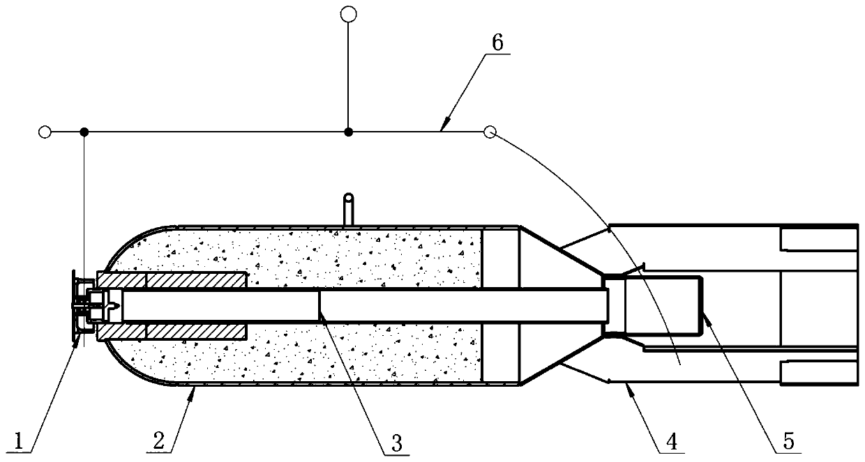 Aviation training bomb with infrared target