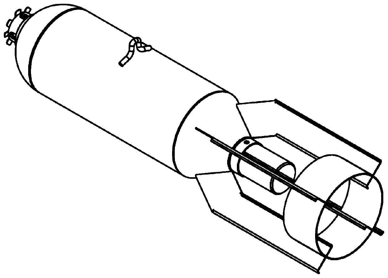 Aviation training bomb with infrared target