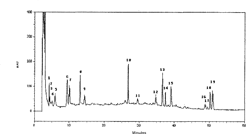 Radix astragali medicinal materials, intermediate body and method for testing fingerprint of formulation thereof as well as standard fingerprint