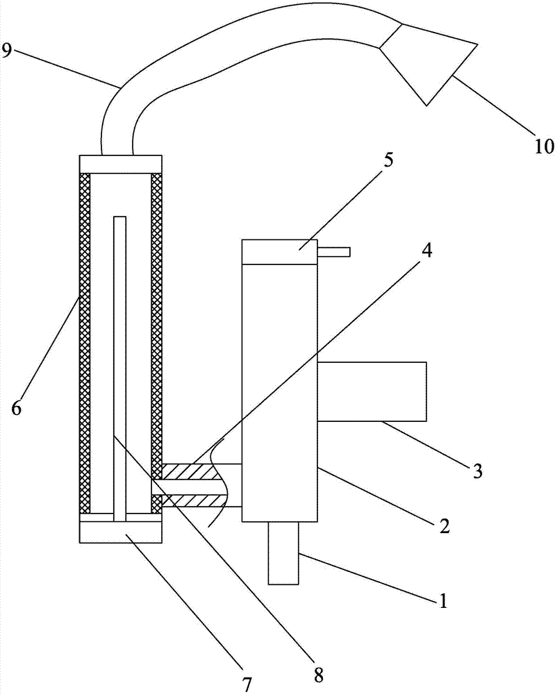 Simple constant temperature shower head