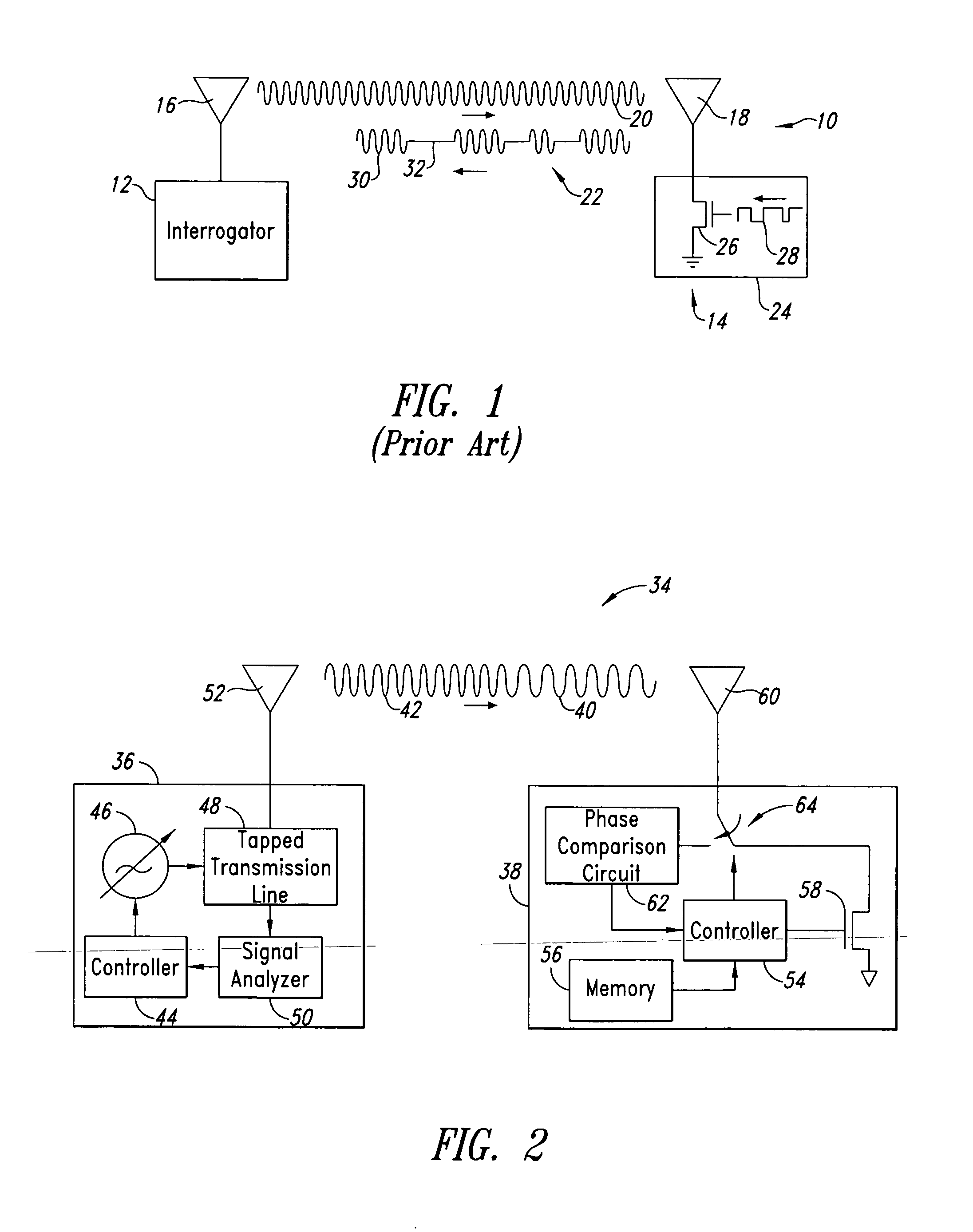 Distance/ranging determination using relative phase data