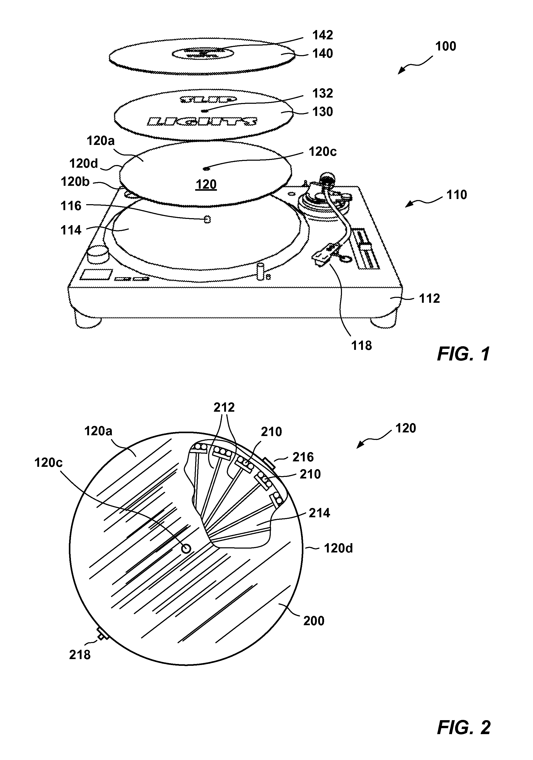 Visual Enhancement for Turntable Playback