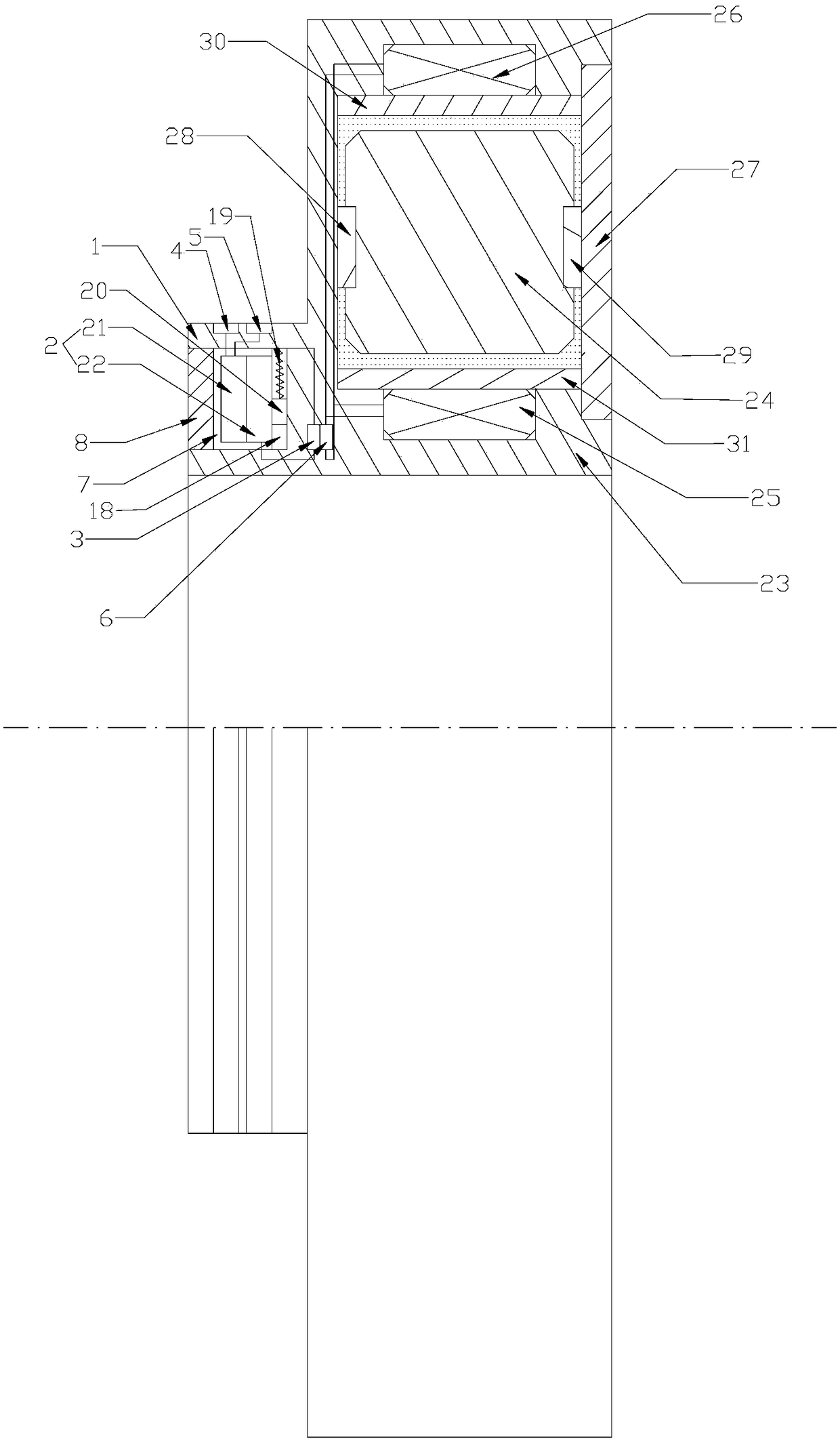 A magneto-rheological torsional vibration damper for an engine