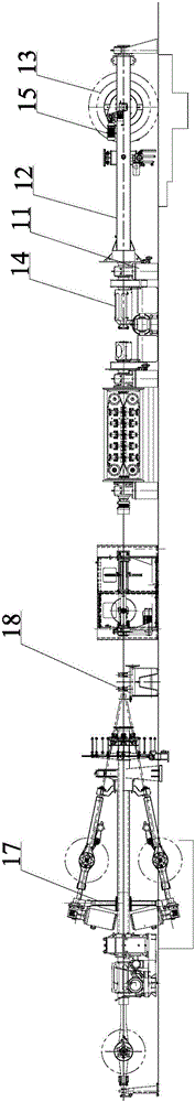 Stranding machine and wire retreating device thereof