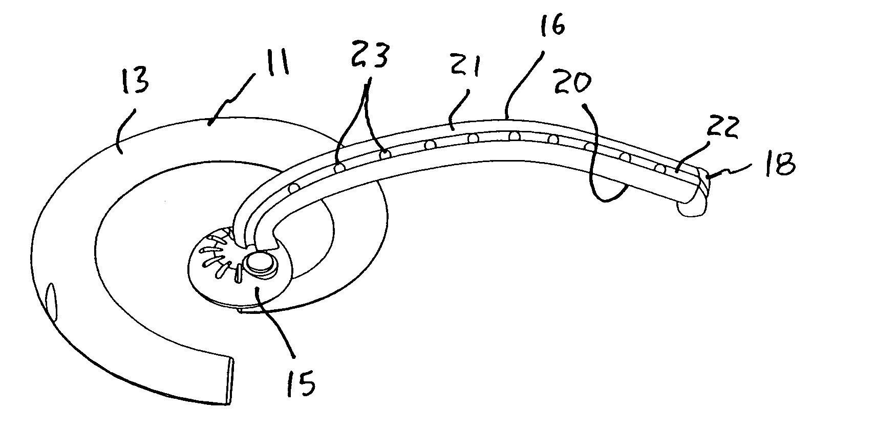 Telephone headset with in-use indicator