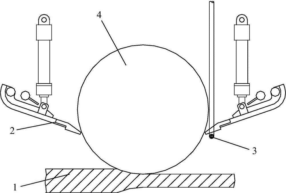 Device for suppressing roll oxidation rate and application method thereof